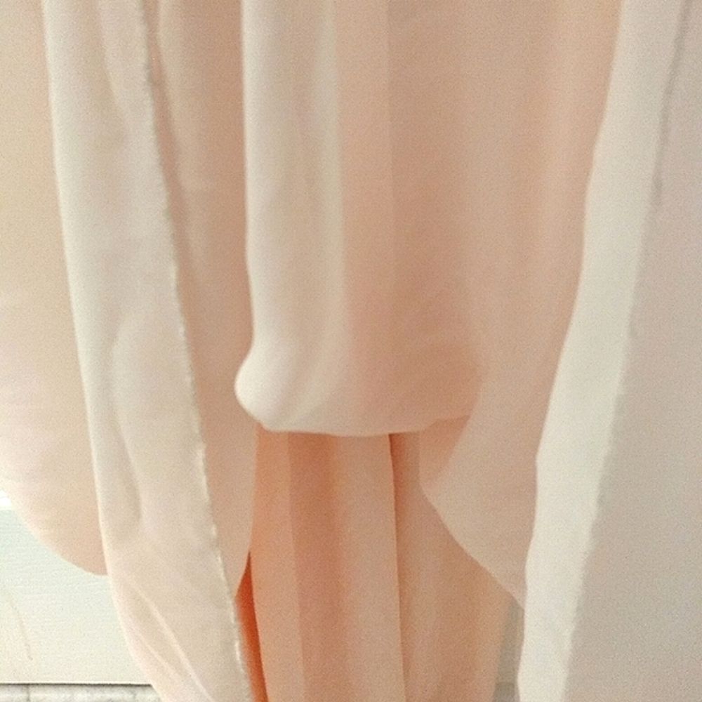 NWT Blush Pink Lace Sparkle Cutout Prom Dress Gown Size 11 - Picture 6 of 10